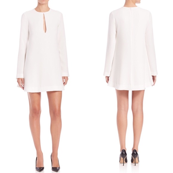 Elizabeth and James Dresses & Skirts - Elizabeth and James // white Brianna keyhole dress